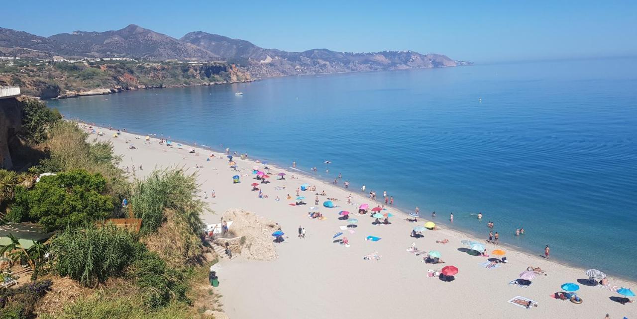 1ª LINEA PLAYA DE BURRIANA 1ºd Nerja Exterior foto